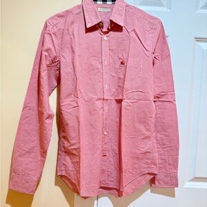 Burberry Red Checkered Shirt - Size Small (P)